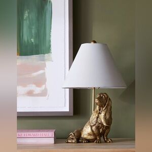 New Anhtropologie The Icon Table Lamp: Dog Edition